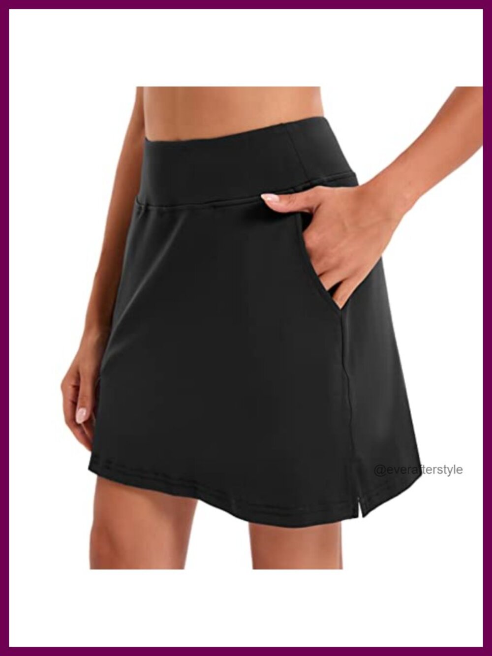 Women's Active Athletic Skort Lightweight Tennis Golf Running Skirt